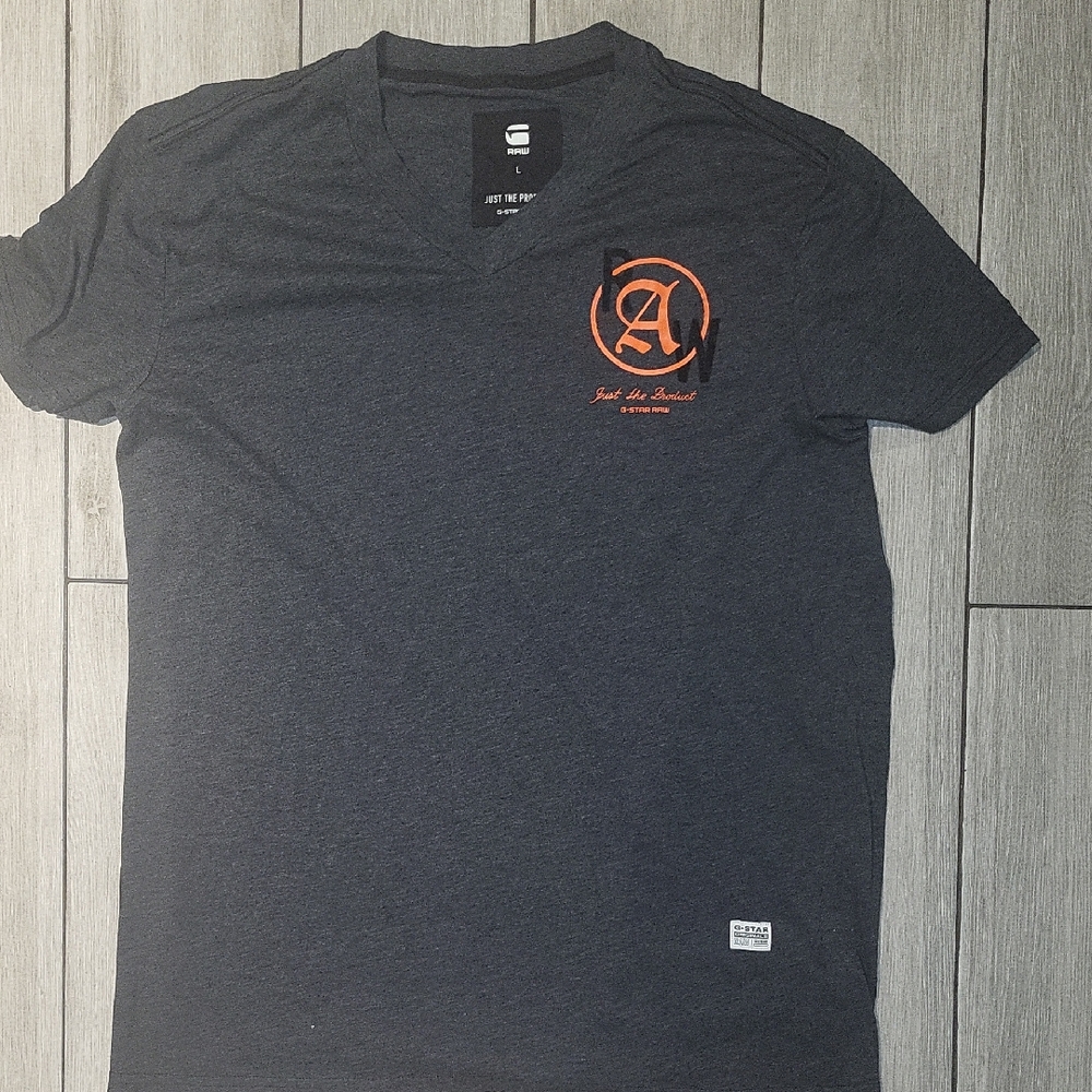 G-Star Gray Short Sleeve Tee